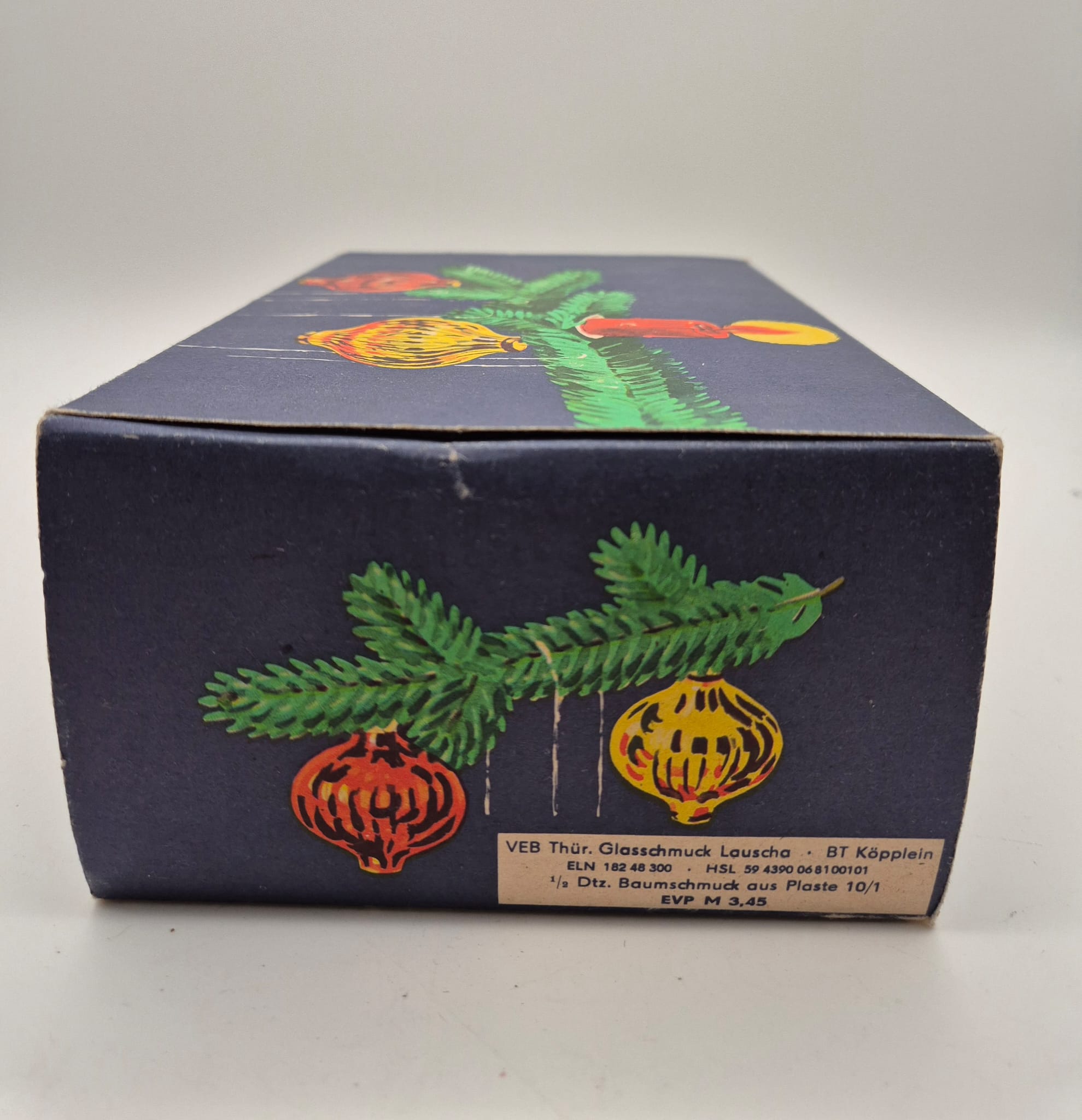 DDR Baumschmuck aus Plast – VEB Thür. Glasschmuck Lauscha