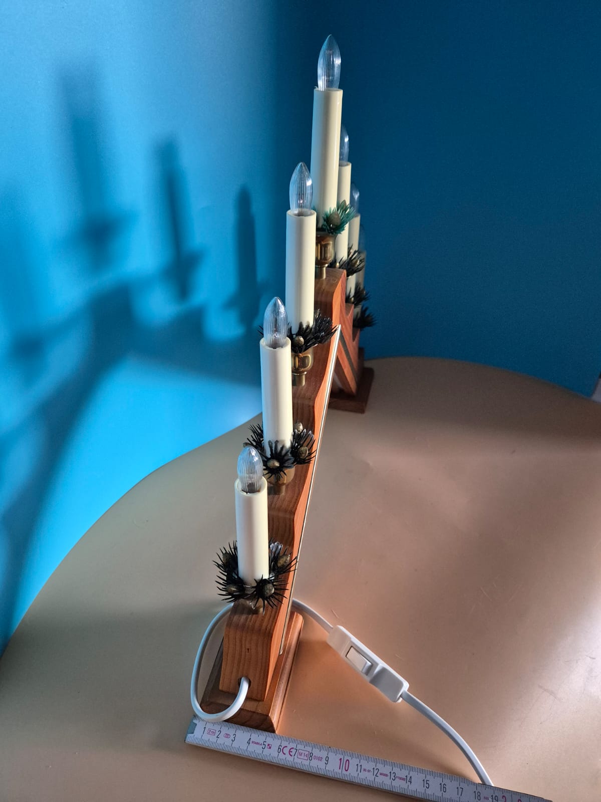 Elektrischer Kerzenleuchter 7-flammig – Best Season