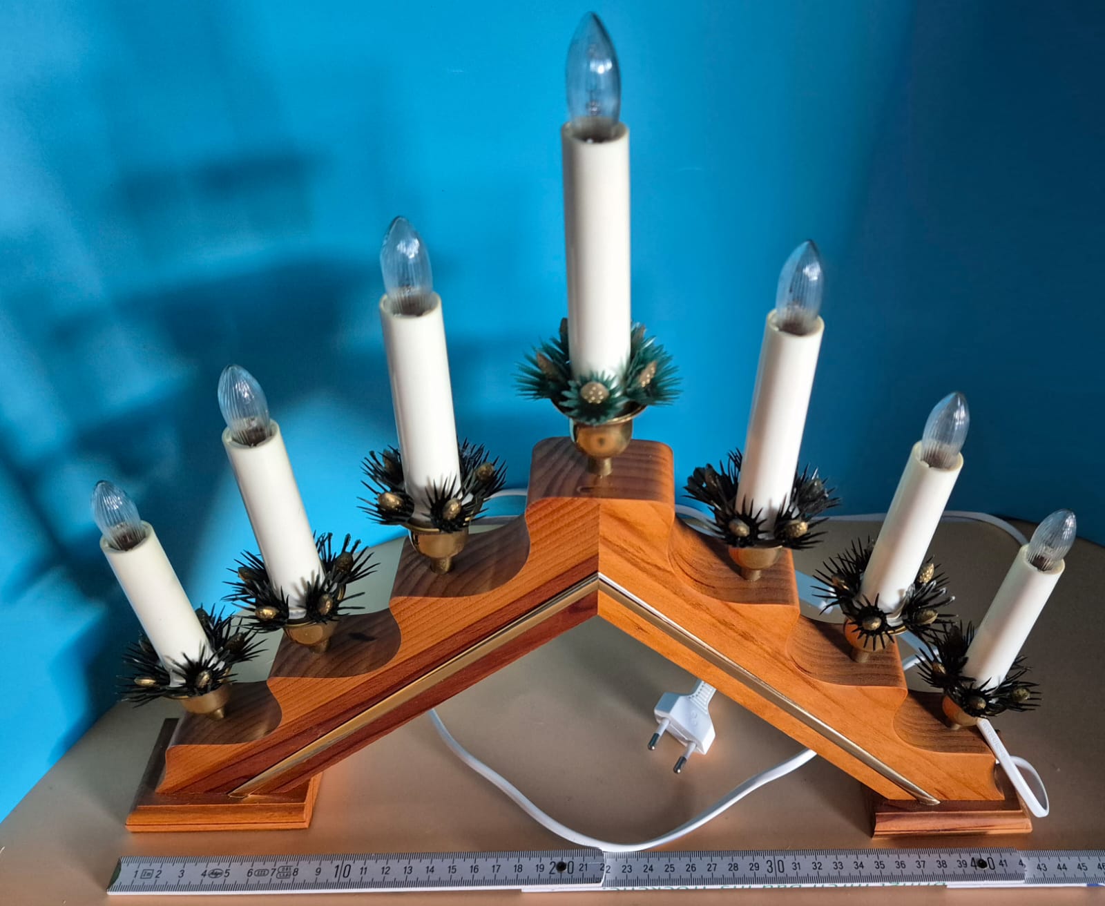 Elektrischer Kerzenleuchter 7-flammig – Best Season