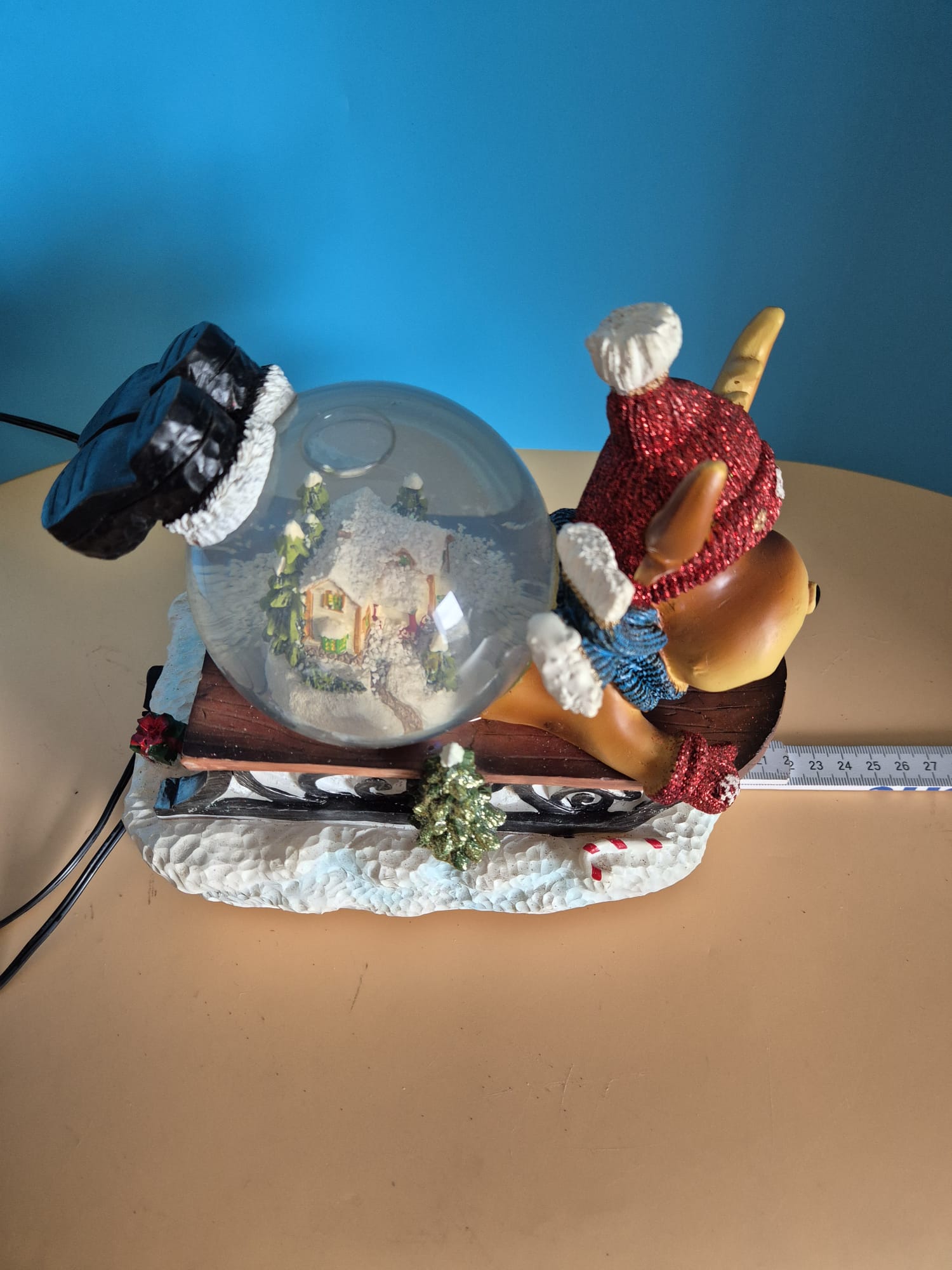 QVC Schneekugel – Rentierschlitten