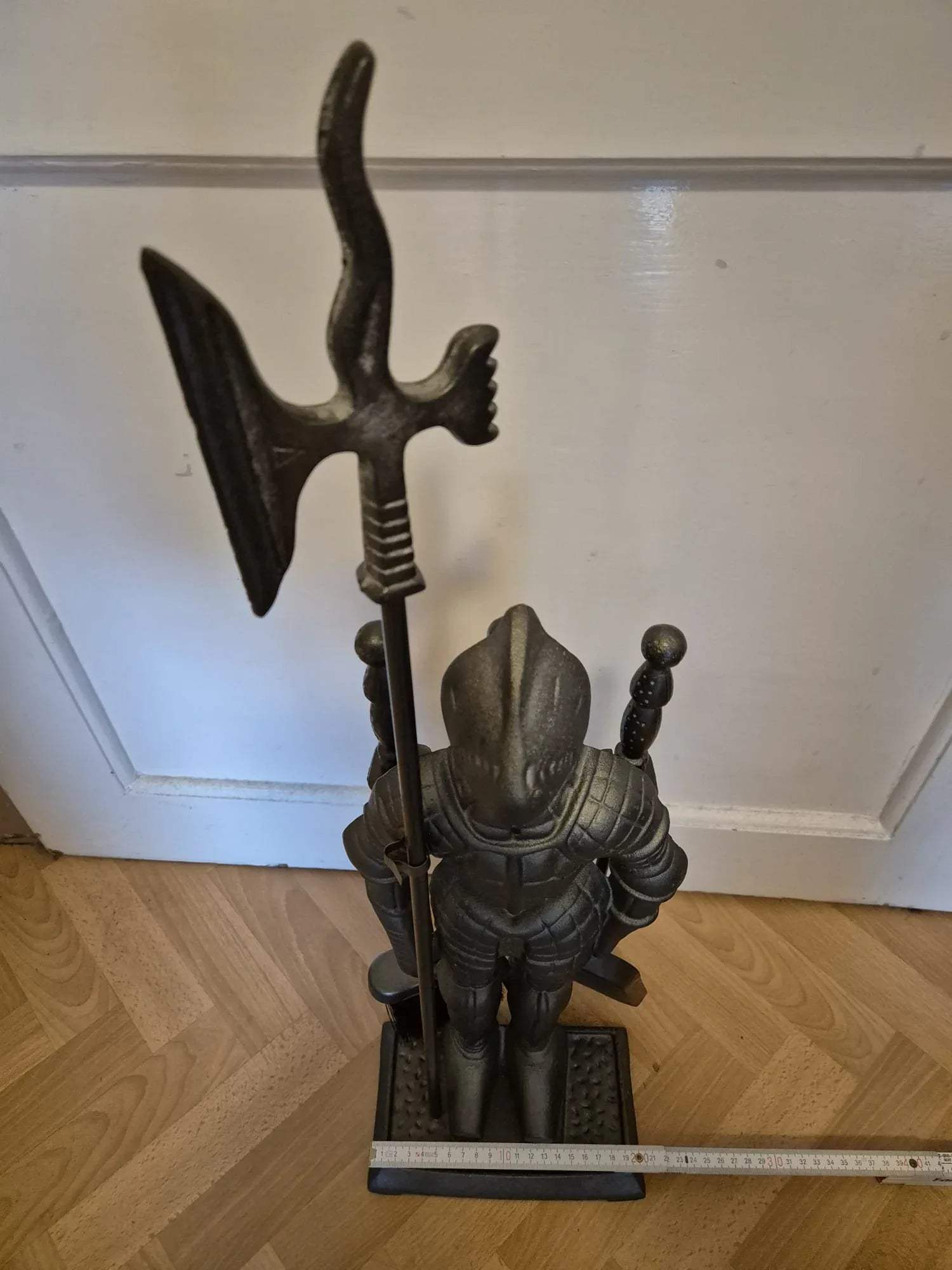 Kaminbesteck Ritter aus Gusseisen
