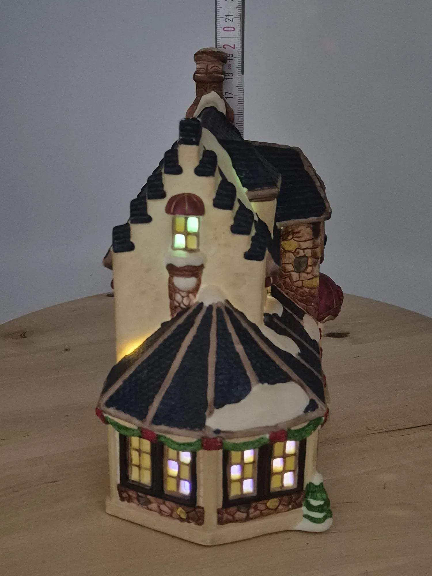 Keramik Lichthaus „Café“ mit Beleuchtung