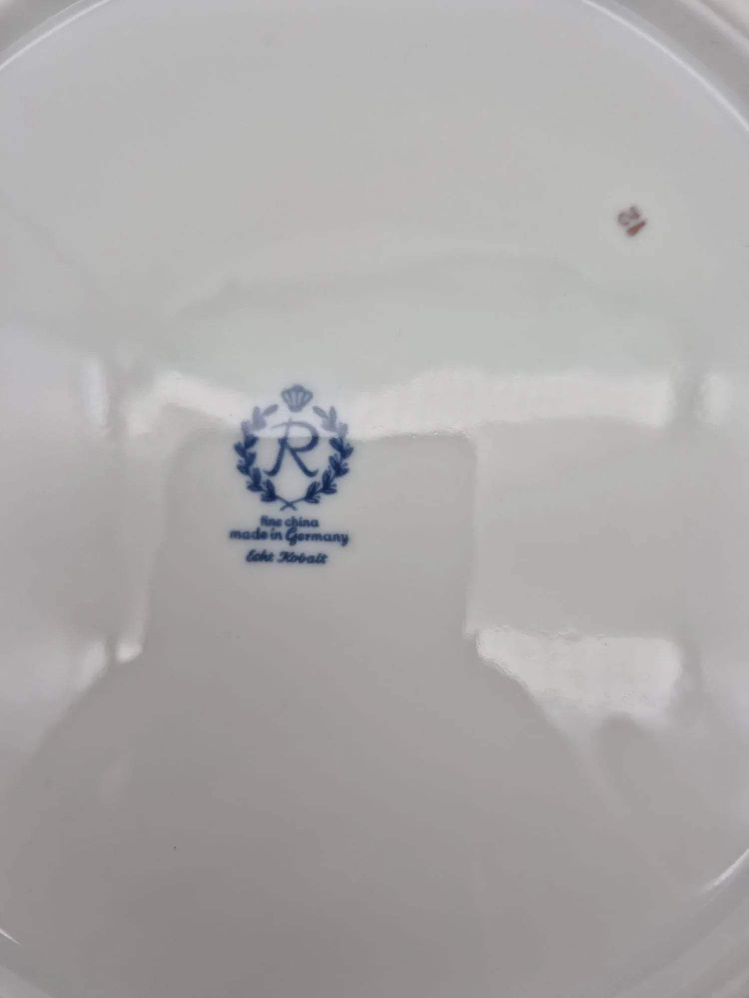 Großer Reichenbacher Porzellan Prunkteller – Echt Kobalt, Golddekor, Made in Germany