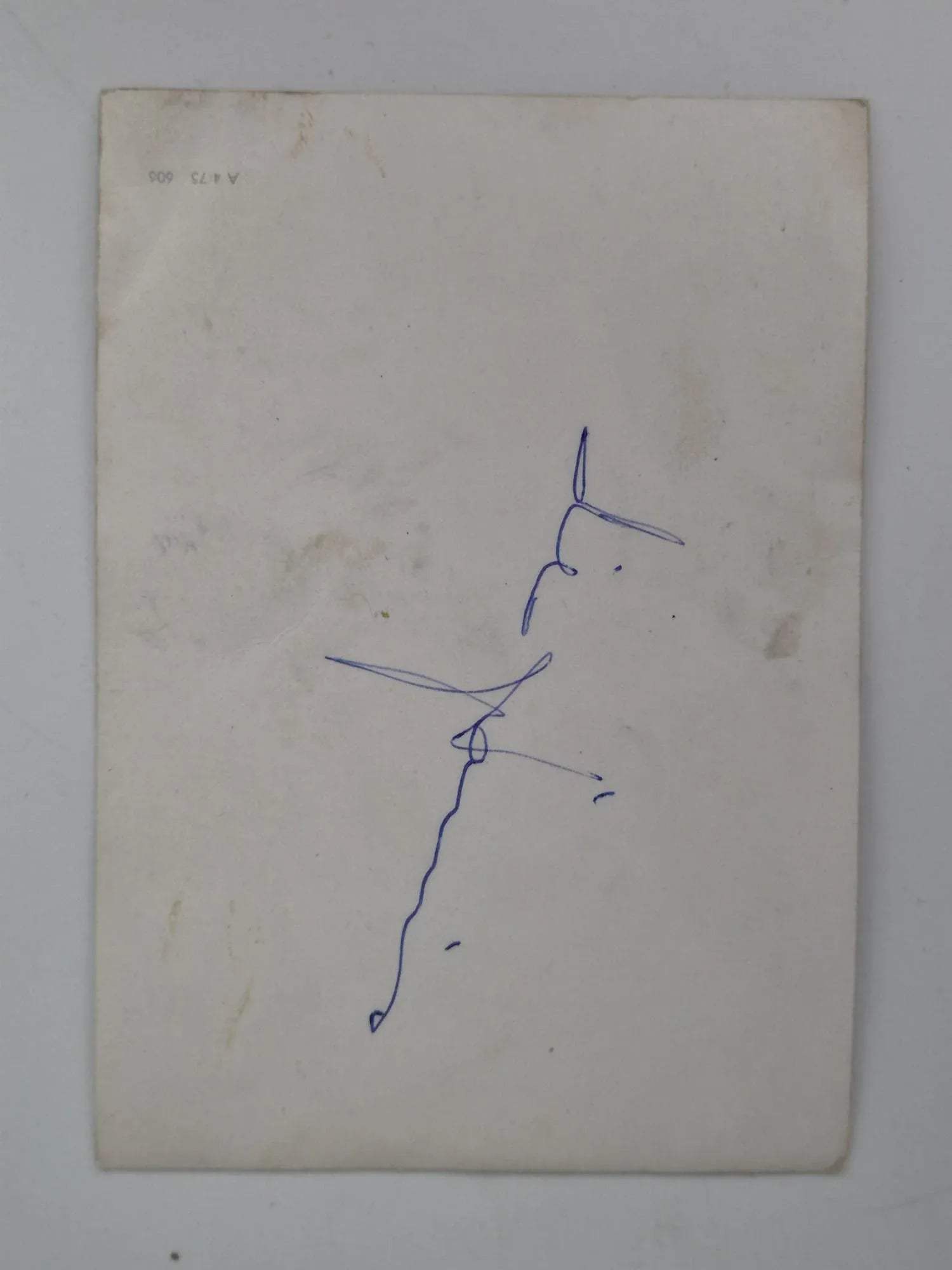 Original Autogrammkarte Milo Barus ex-stärkster Mann der Welt