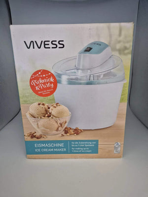NEU: VIVESS Eismaschine Ice Cream Maker bis 1 Liter