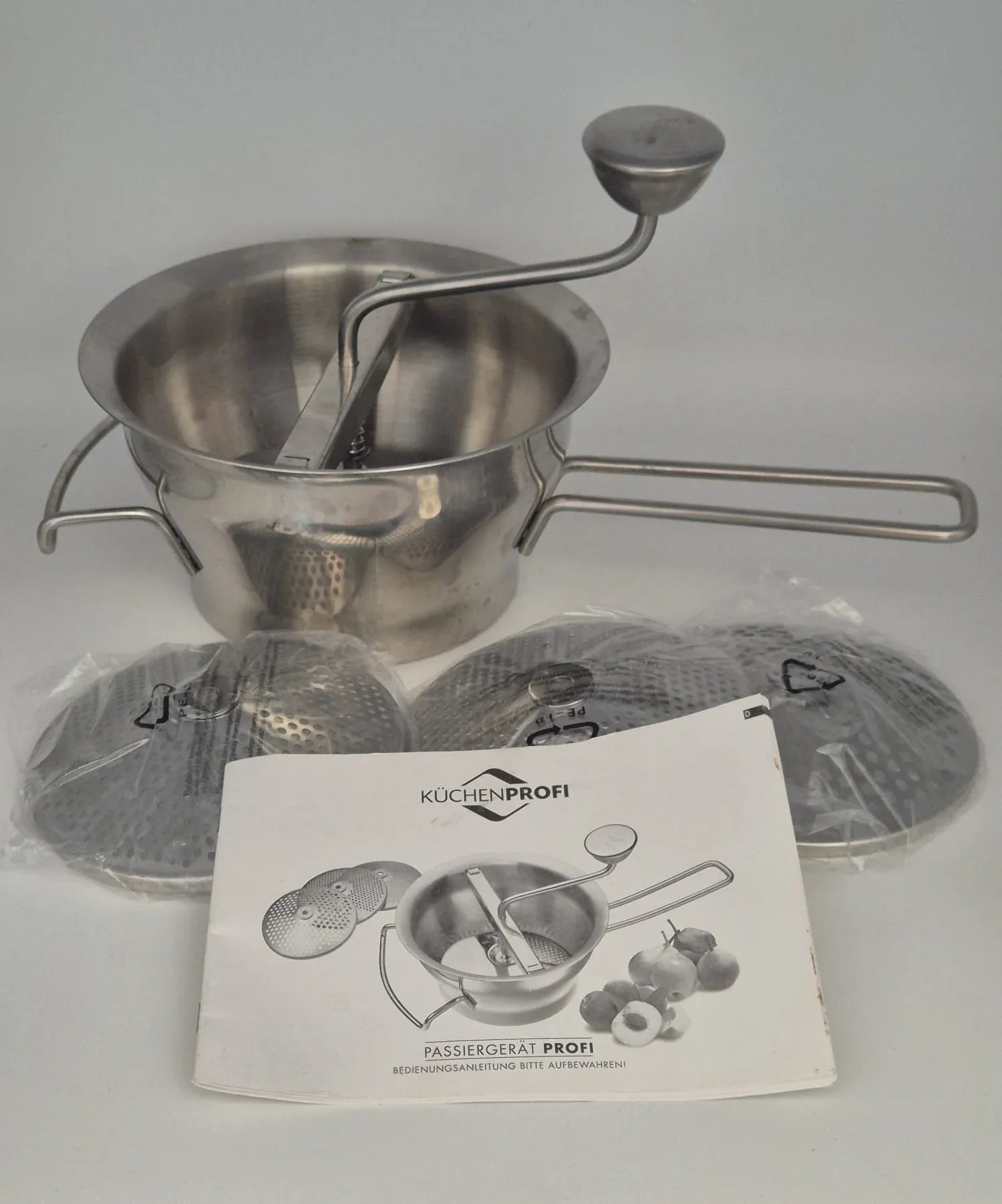 Küchenprofi Passiergerät PROFI Edelstahl Set