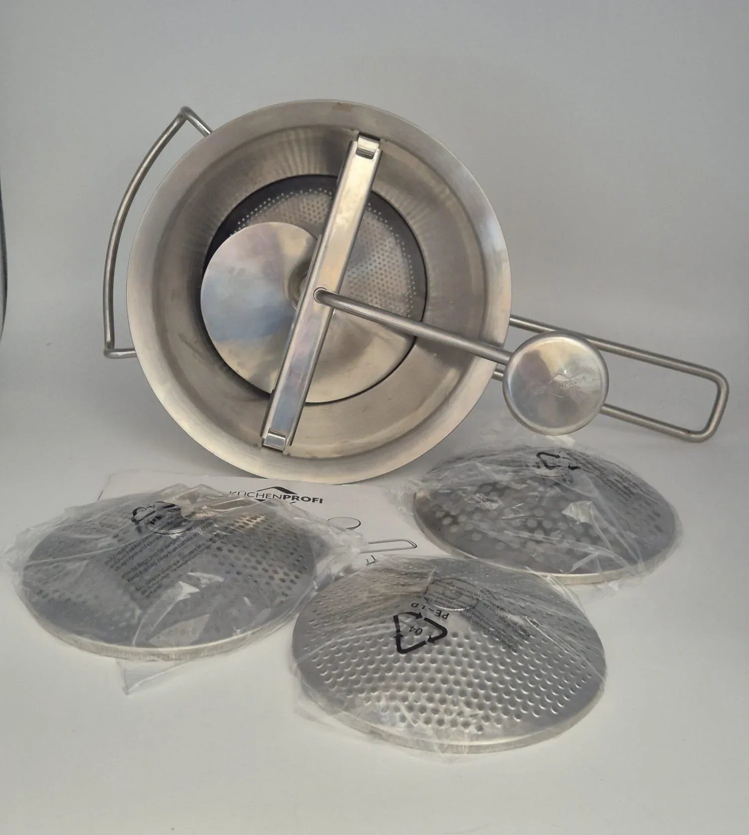 Küchenprofi Passiergerät PROFI Edelstahl Set