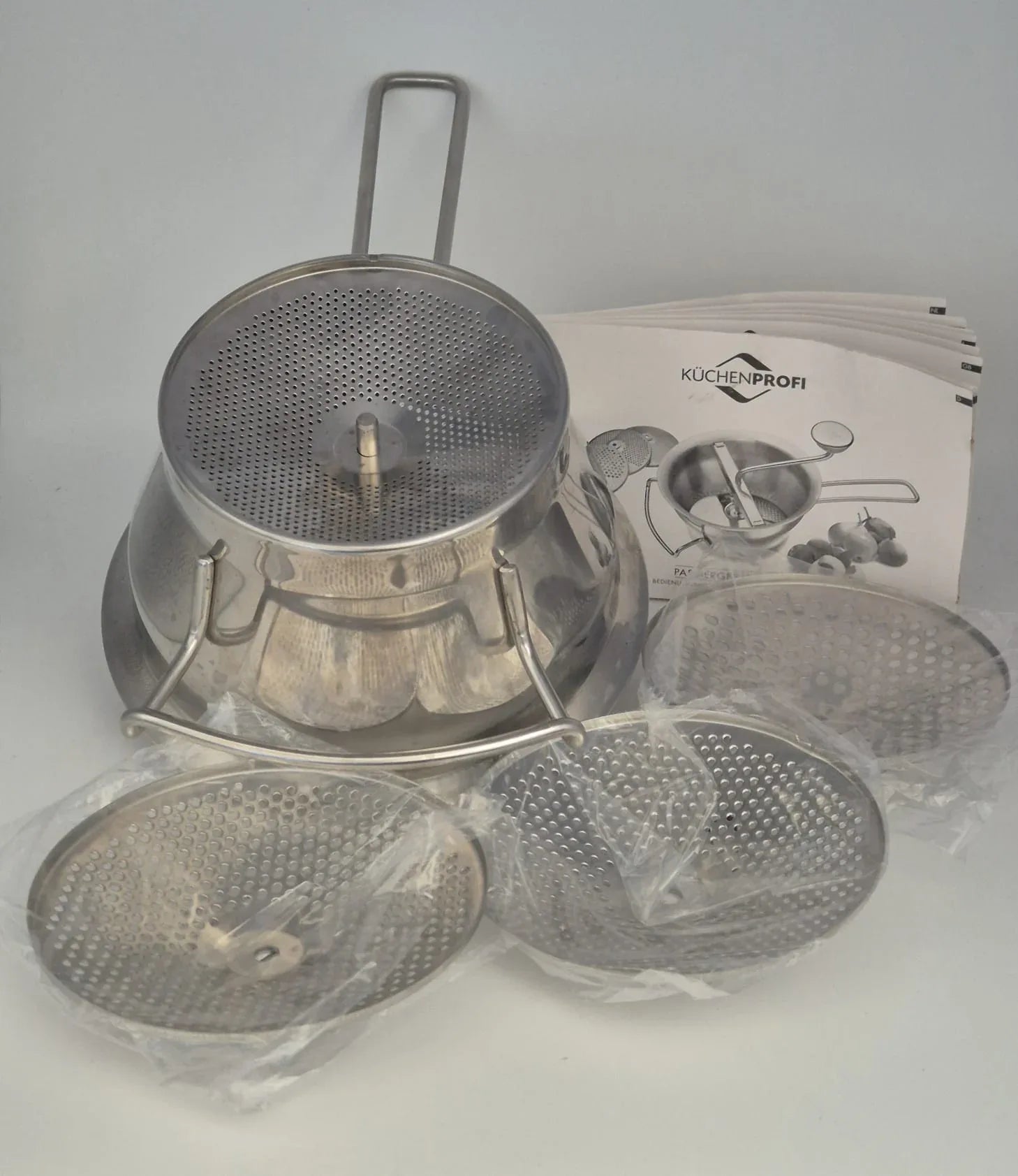 Küchenprofi Passiergerät PROFI Edelstahl Set