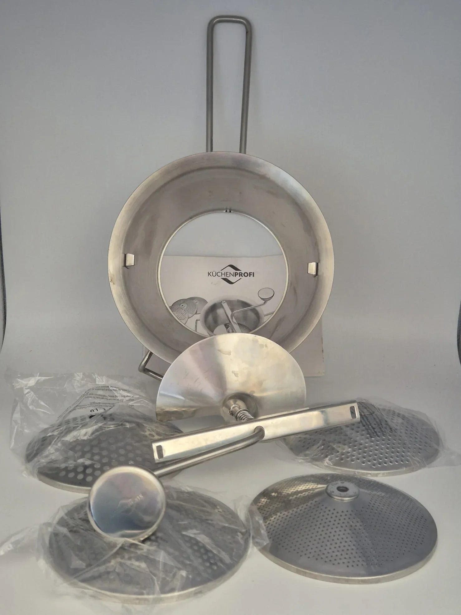 Küchenprofi Passiergerät PROFI Edelstahl Set