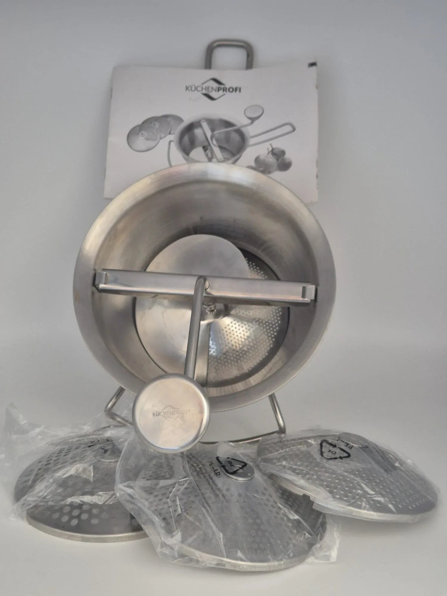 Küchenprofi Passiergerät PROFI Edelstahl Set