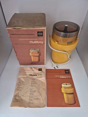 DDR Multiboy LZ 251 Lebensmittelzerkleinerer VEB Elbtalwerk Heidenau mit OVP