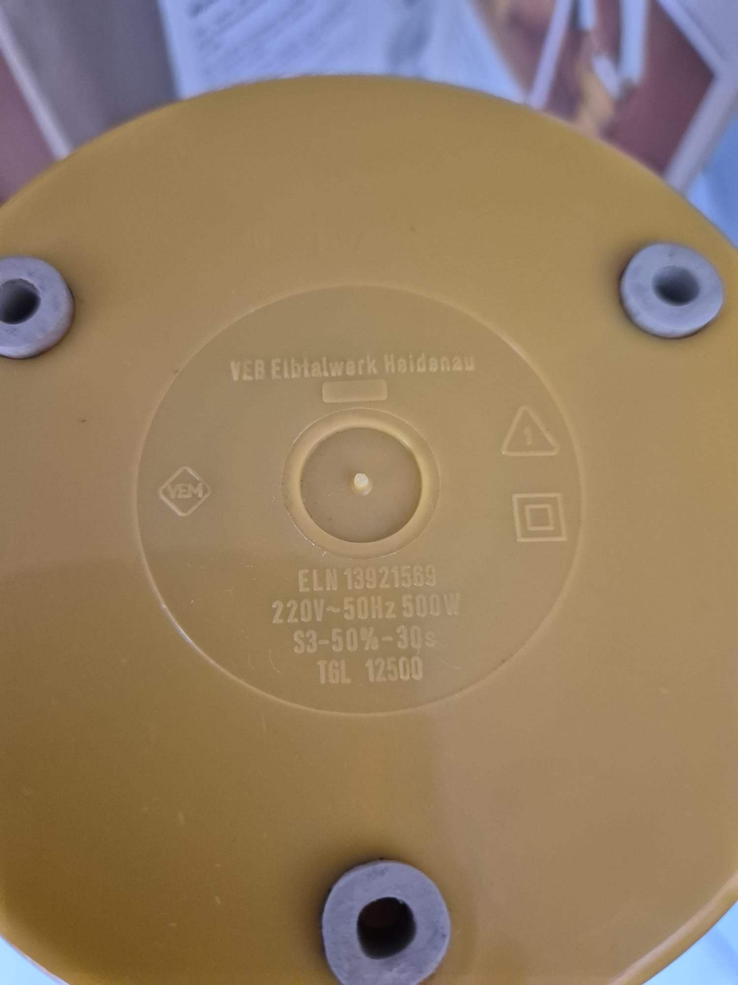 DDR Multiboy LZ 251 Lebensmittelzerkleinerer VEB Elbtalwerk Heidenau mit OVP