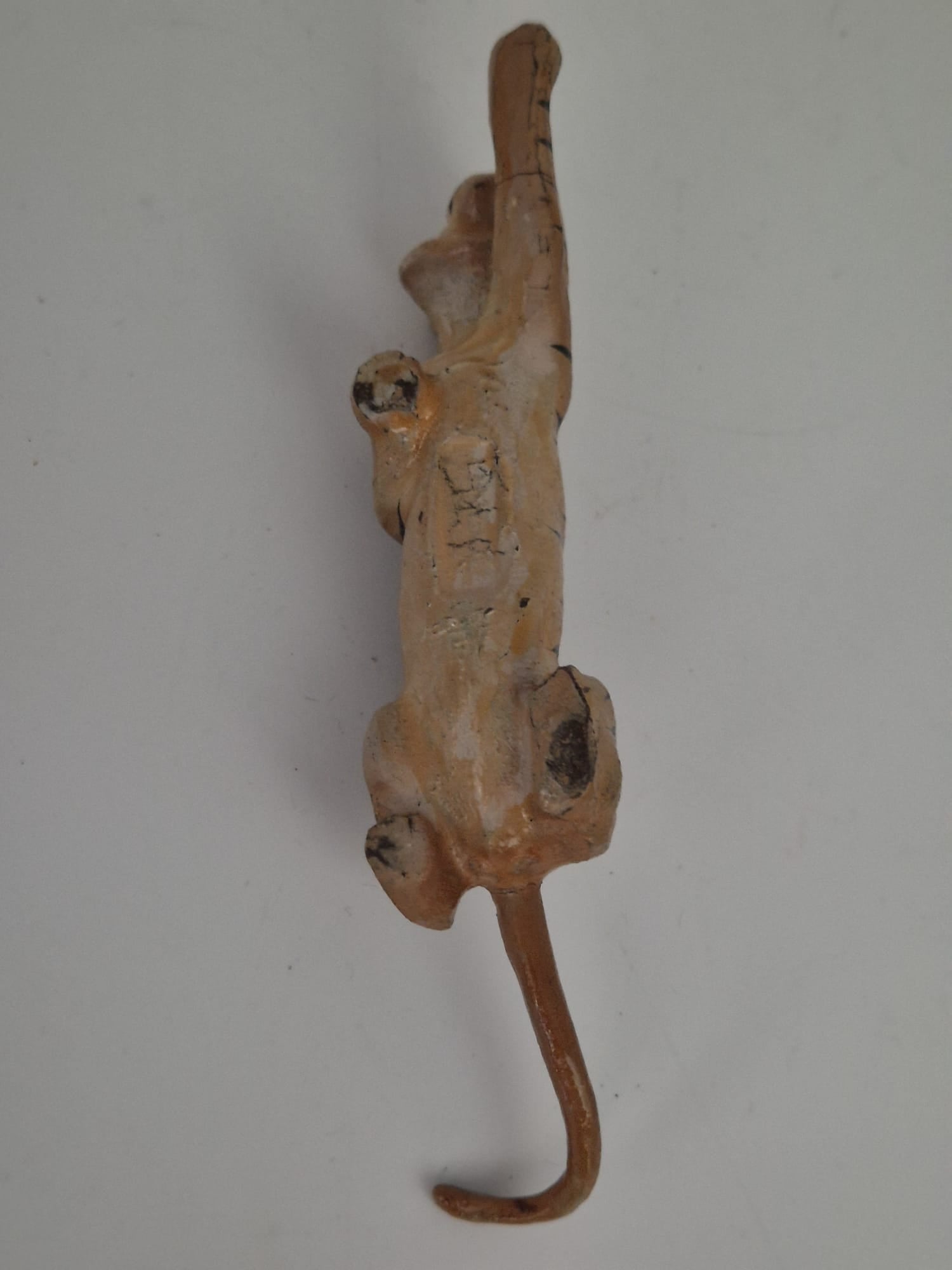 Alter Lineol Tiger Massefigur – liegend – ca. 14 cm