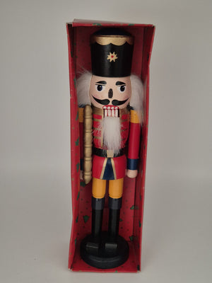 Großer Holz-Nussknacker Soldat ca. 28 cm mit Originalverpackung