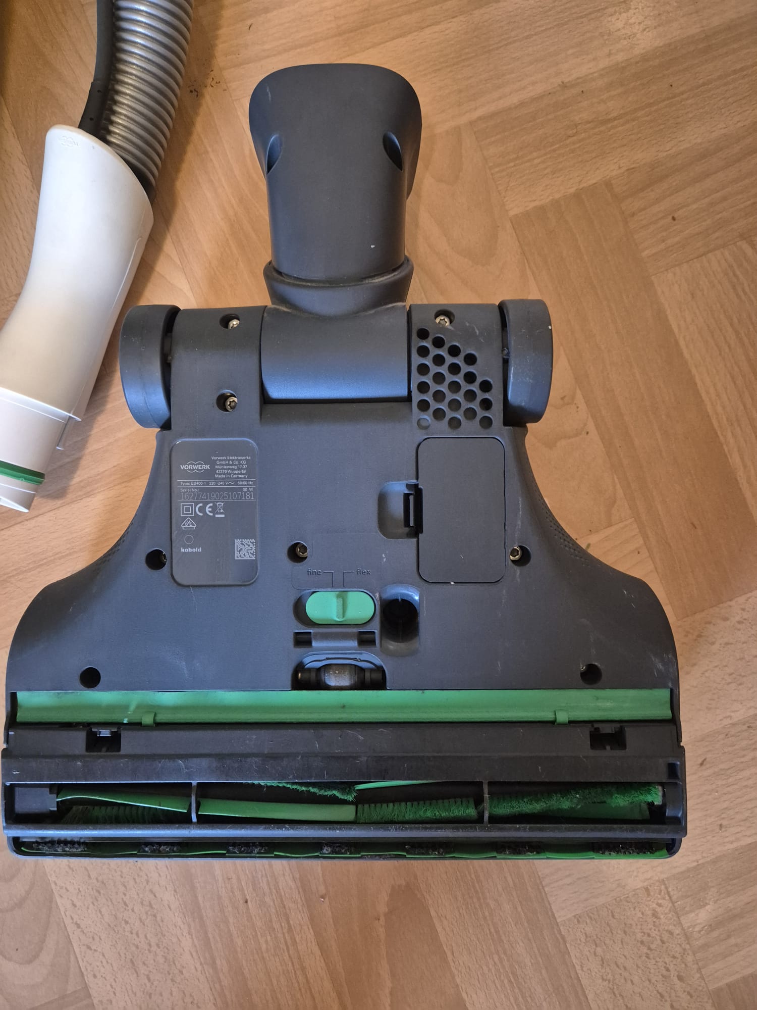 Vorwerk Kobold VK200-1 Staubsauger mit EB400 Elektrobürste & Elektrosaugschlauch