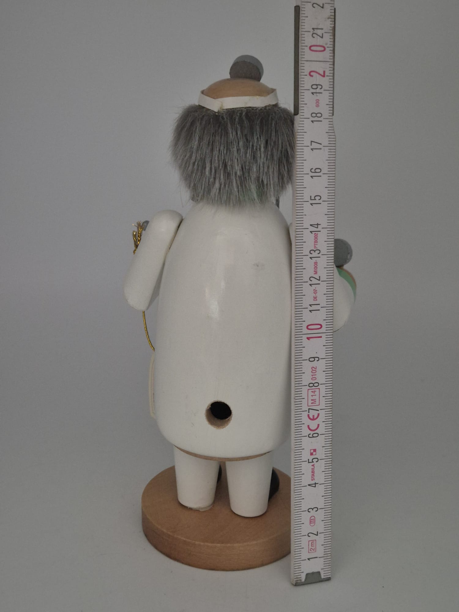 SIGRO Räuchermann Arzt / Doktor aus Holz – 20 cm