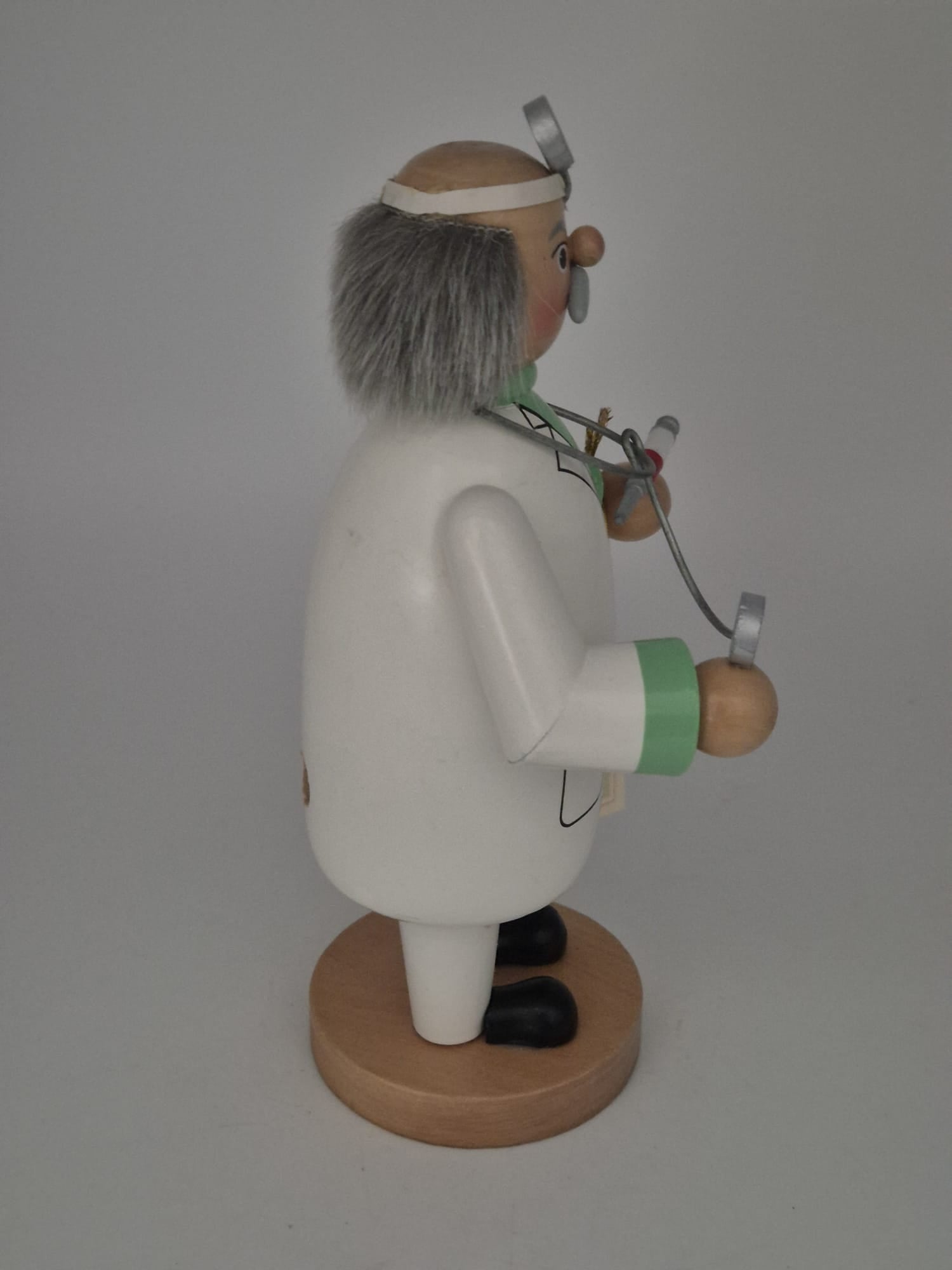 SIGRO Räuchermann Arzt / Doktor aus Holz – 20 cm