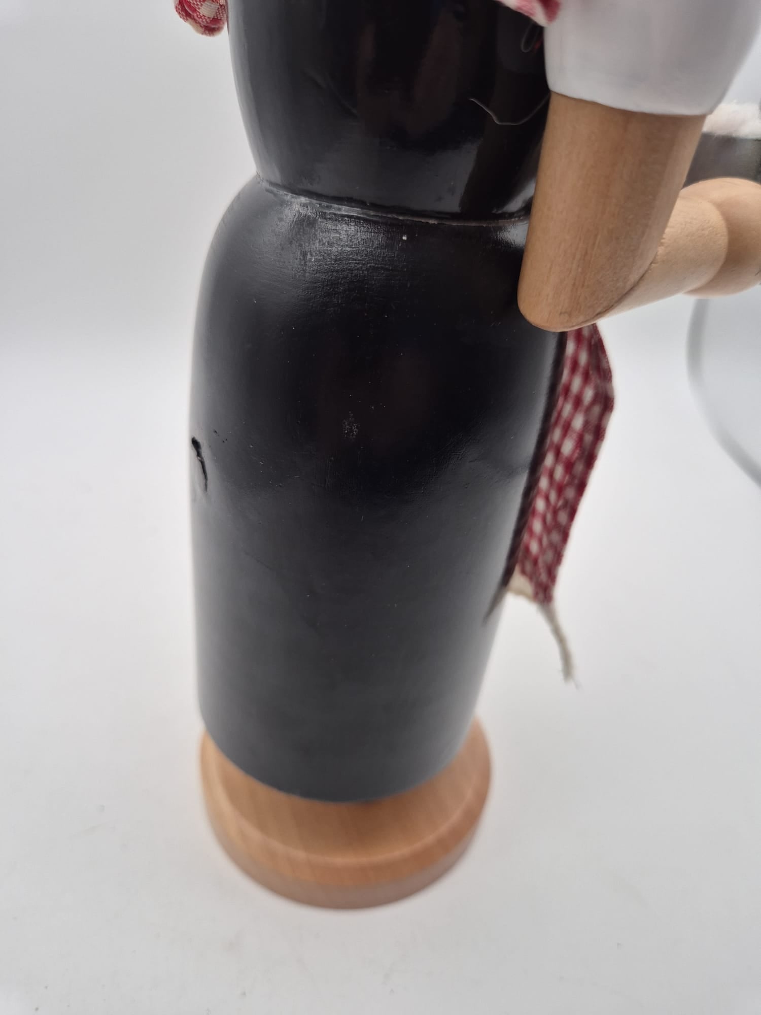 SIGRO Collection Räucherfrau Kellnerin / Bedienung aus Holz ca. 28 cm