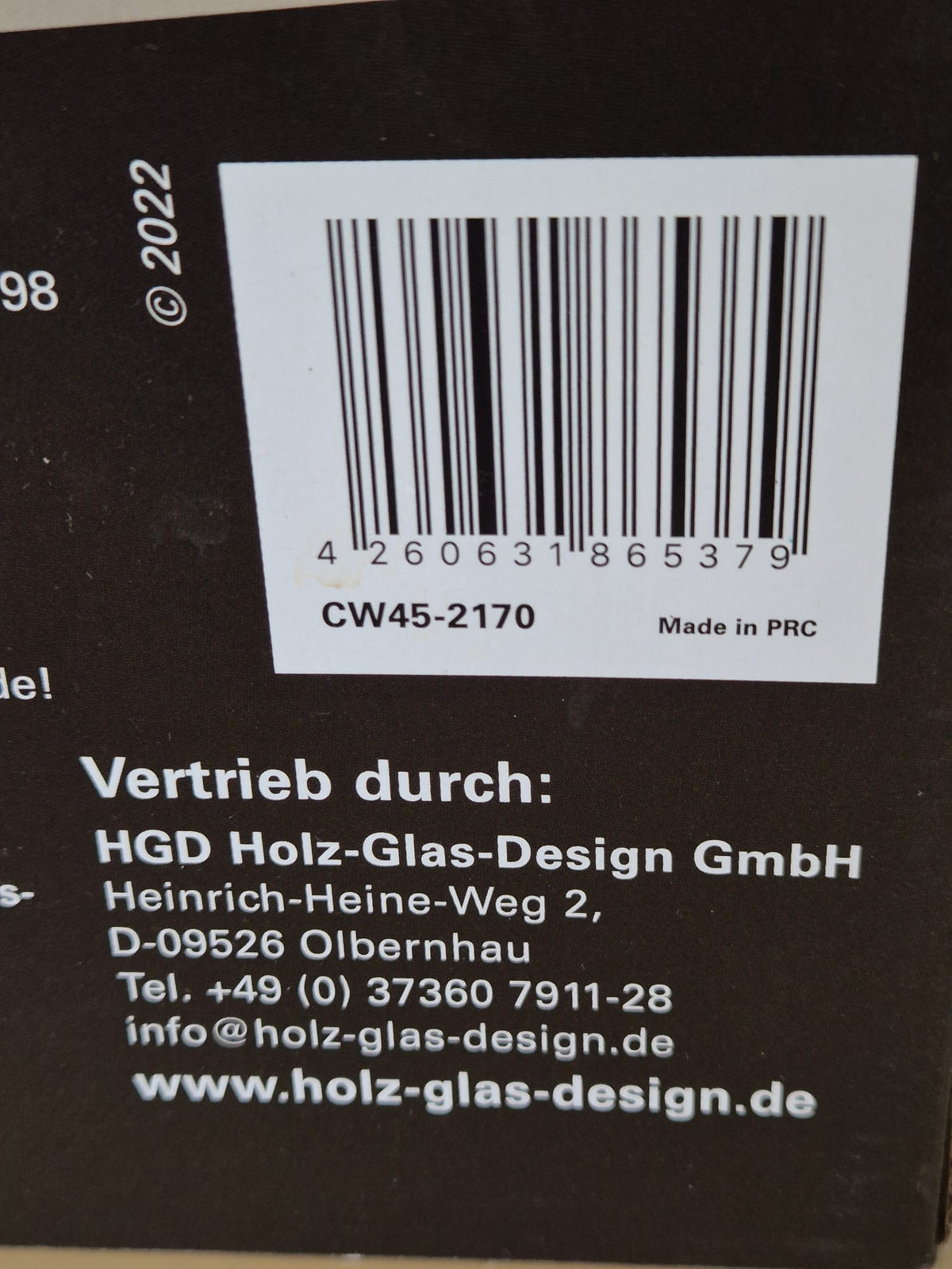 HGD LED-Fensterbild „Mond über dem Waldhaus“ – mit Timer