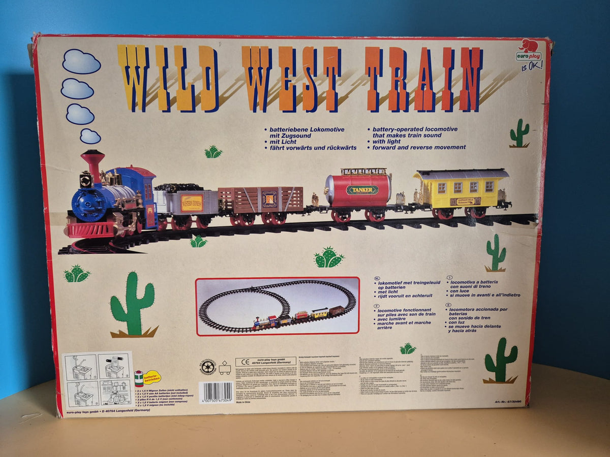 Euro-Play Wild West Train – elektrische Western-Eisenbahn mit Licht & Sound