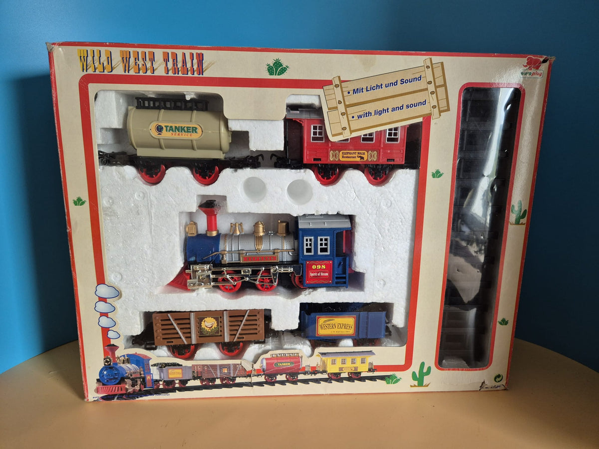 Euro-Play Wild West Train – elektrische Western-Eisenbahn mit Licht & Sound
