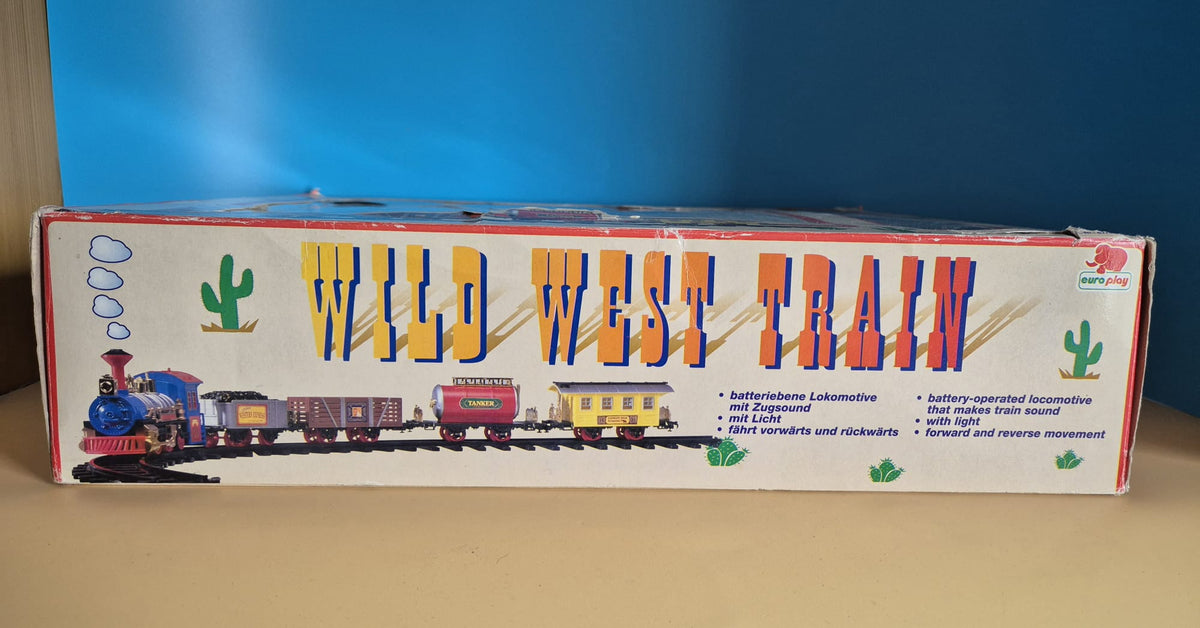 Euro-Play Wild West Train – elektrische Western-Eisenbahn mit Licht & Sound