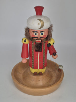 Alter Nussknacker Sultan aus Holz – ca. 26 cm