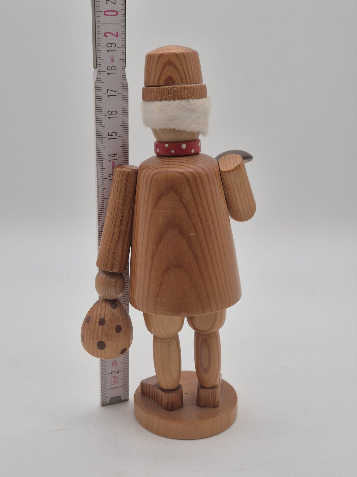 DDR Räuchermann Fa. Ulbricht Pilzsammler aus Holz – ca. 19 cm unbenutzt