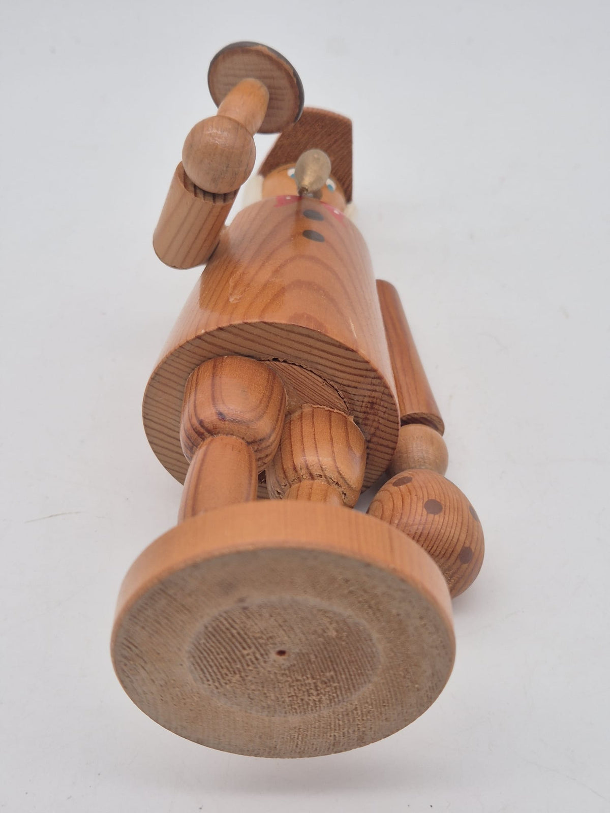 DDR Räuchermann Fa. Ulbricht Pilzsammler aus Holz – ca. 19 cm unbenutzt
