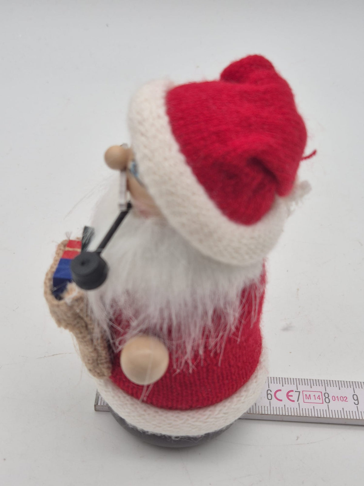 SIGRO Collection Räuchermann Weihnachtsmann mit Geschenken – ca. 12 cm unbenutzt