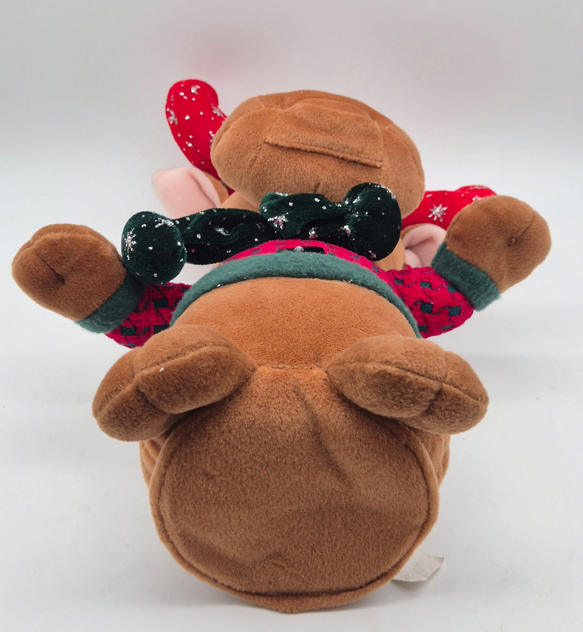 Singender Weihnachtselch aus Plüsch – ca. 30 cm
