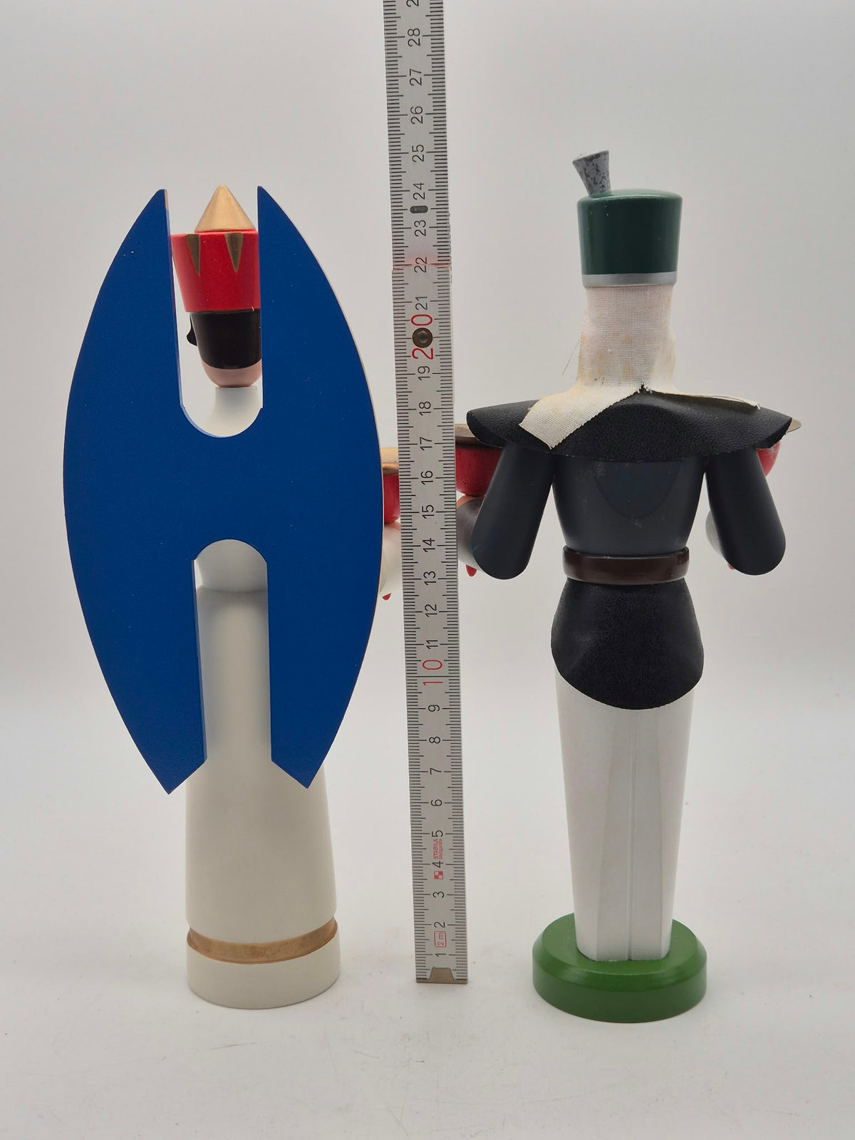 Seiffener Volkskunst Engel & Bergmann – Lichterfiguren aus Holz – ca. 25 cm – OVP