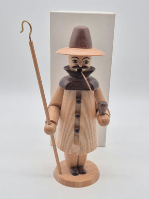 Räuchermann Schäfer mit Hirtenstab – Echt Erzgebirge – ca. 20 cm – OVP