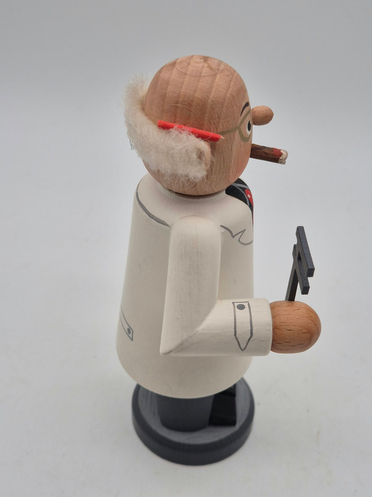 Räuchermann Ingenieur mit Brille – Holz – ca. 15,5 cm