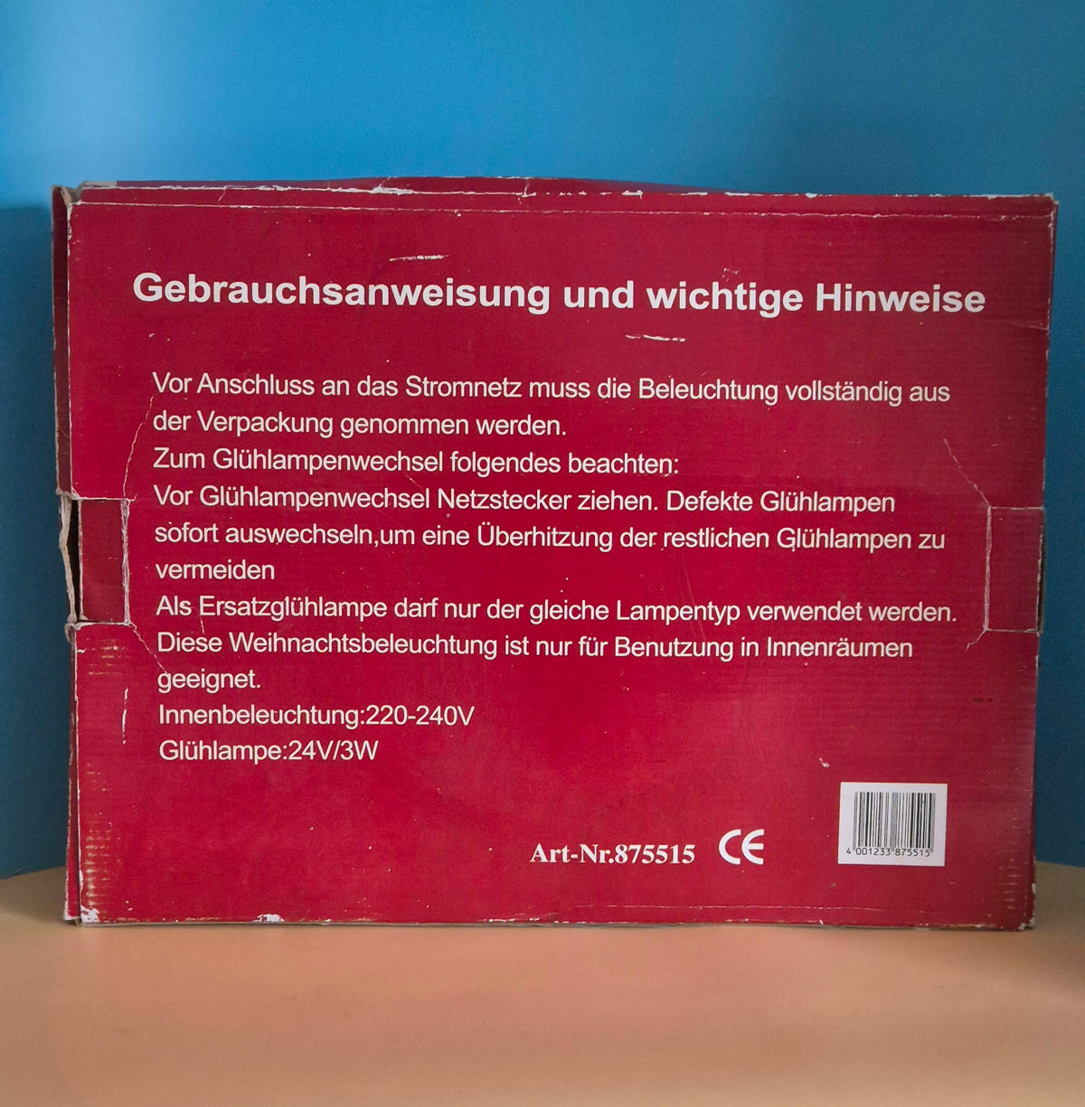 Hellum elektrischer Schwibbogen – Winterdorf mit Kurrende – 7-flammig – ca. 45 cm – OVP